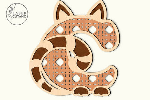 Kids ALPHABET Multilayer Laser Cut Files, 3D Designs, Mini Design Bundles SVG LaserCutano 