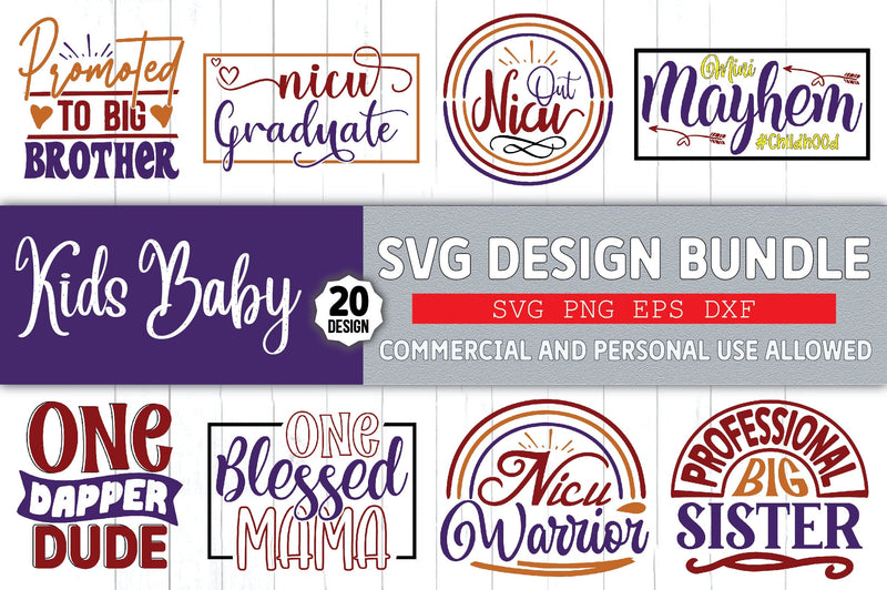Kids Baby SVG Bundle SVG Ariyan 