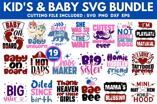Kids & Baby SVG Bundle SVG Designangry 