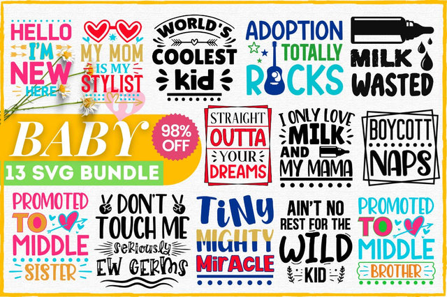 Kids & Baby SVG Bundle SVG Designangry 