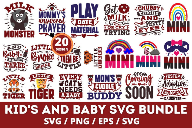 Kids & Baby SVG Bundle SVG Designangry 