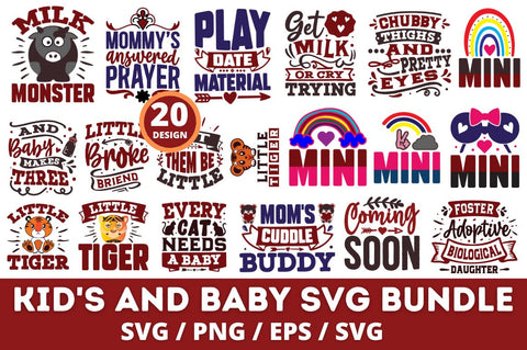 Kids & Baby SVG Bundle SVG Designangry 