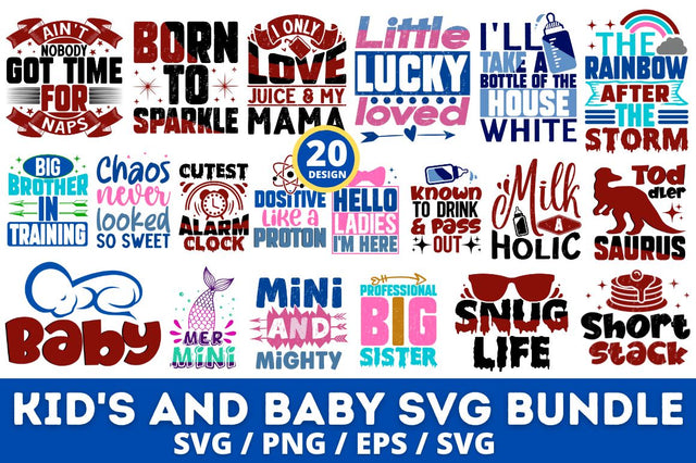 Kids & Baby SVG Bundle SVG Designangry 