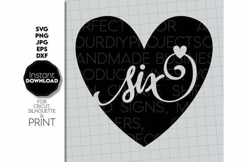 Kids Birthday Numbers | 1-9 Birthday Hearts | Birthday Numbers SVG Bundle SVG March Design Studio 