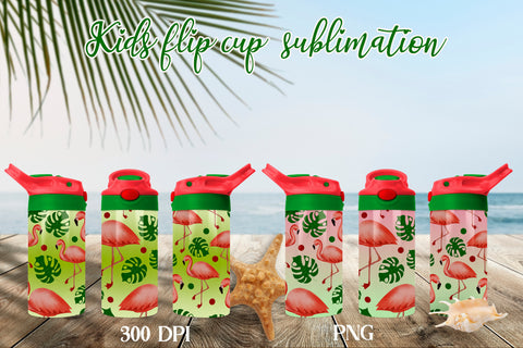 Kids flip cup design | Tumbler design wrap 12 Oz Sublimation Svetana Studio 