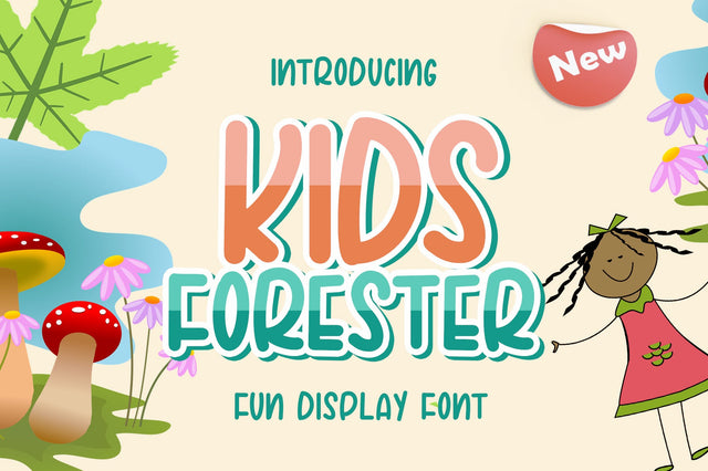 Kids Forester Font Wildan Type 
