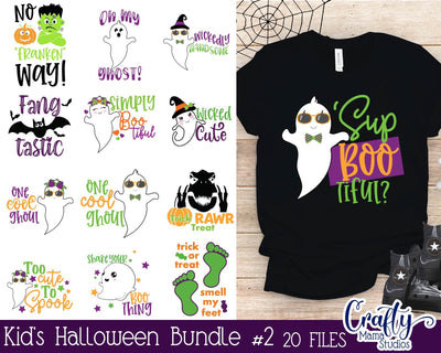 Kids Halloween Bundle Svg 2 SVG Crafty Mama Studios 