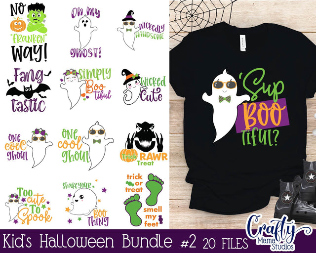 Kids Halloween Bundle Svg 2 SVG Crafty Mama Studios 