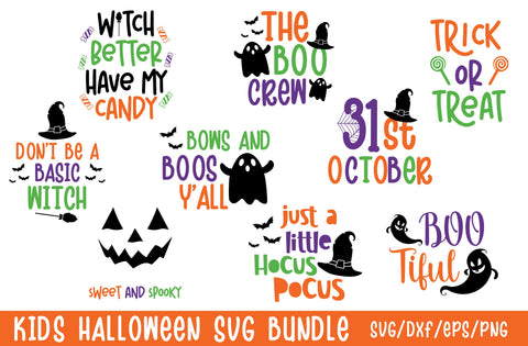Kids Halloween SVG Bundle, Halloween SVG, Ghost Svg, Hocus Pocus Svg, Pumpkin Svg, Halloween Quotes, Halloween Cut File Cricut, SVG MD mominul islam 