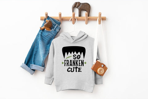 Kids Halloween SVG - So Franken Cute SVG Pickled Thistle Creative 
