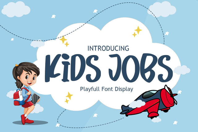 Kids Jobs Font nearzz 