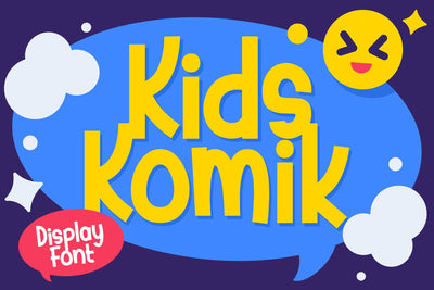 Kids Komik Font Mozzatype 