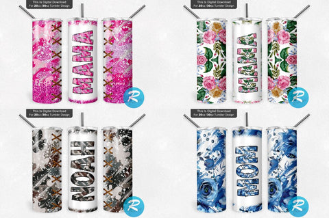 Kids Mom Dad-Mini Sets Png Tumbler Bundle Sublimation Regulrcrative 