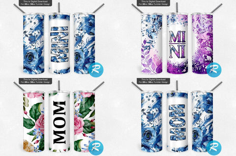 Kids Mom Dad-Mini Sets Png Tumbler Bundle Sublimation Regulrcrative 