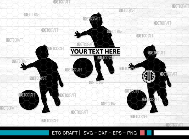 Kids Playing Monogram, Kids Playing Silhouette, Kids Playing SVG, Kids Svg, Playing Svg, SB00371 SVG ETC Craft 