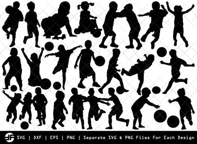 Kids Playing SVG | Children Silhouette Bundle | SVG Cut File Kids Playing SVG | Children Silhouette Bundle | SVG Cut File SVG ETC Craft 