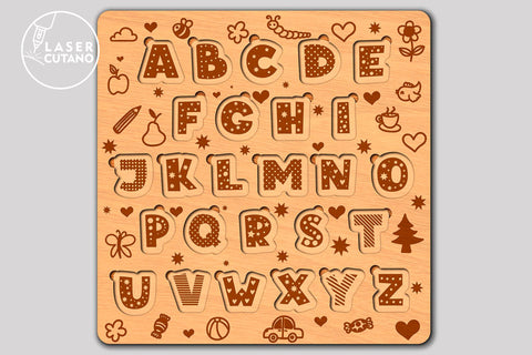 Kid’s Puzzle Set Of 8 | Laser Cut & Engraving | Multilayer Laser Cut Files, SVG, 3D Designs, Mini Design Bundles SVG LaserCutano 