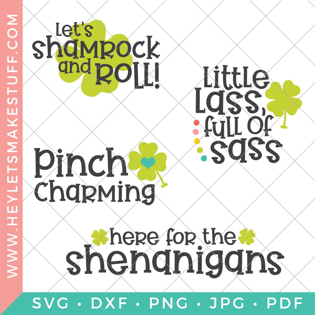 Kids St. Patrick's Day Bundle SVG Hey Let's Make Stuff 