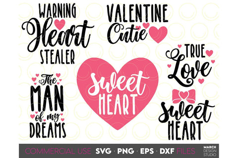 Kids Valentines Day SVG Bundle, Kids Valentines Day Hearts SVG, Kids Happy Valentine Day SVG, Love SVG SVG March Design Studio 