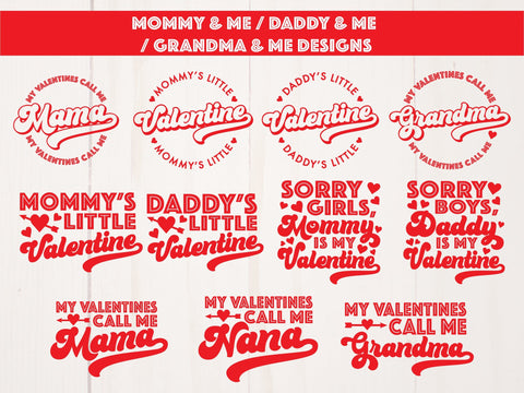 Kids Valentines SVG Bundle SVG Caffeinated SVGs 