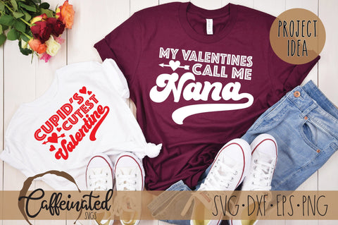 Kids Valentines SVG Bundle SVG Caffeinated SVGs 