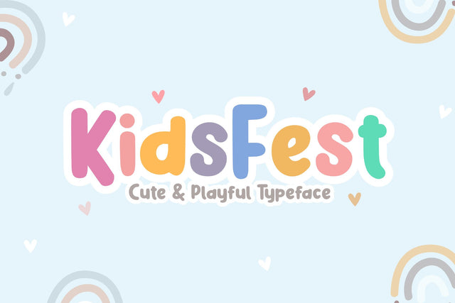Kidsfest Font Hayletter Creative 