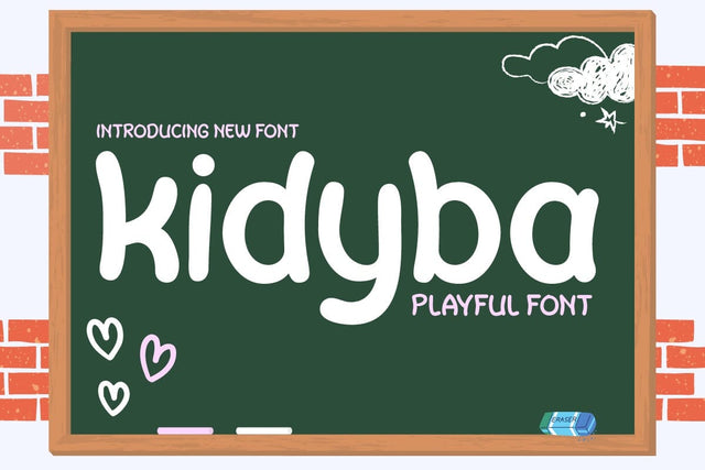 Kidyba Font Font twinletter 