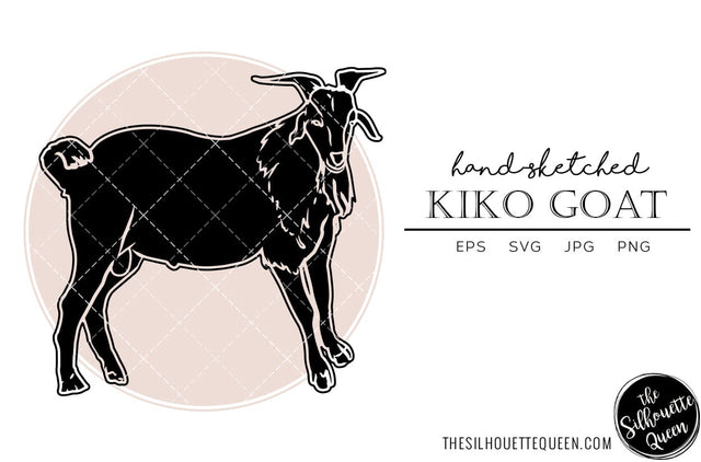 Kiko Goat Sketch Vector SVG Loveleen Kaur 
