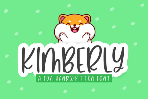 Kimberly | Fun Handwritten Font Font Jimtype Studio 