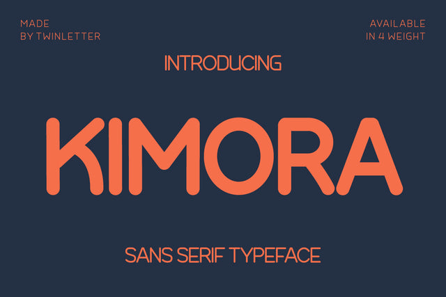 Kimora Font twinletter 