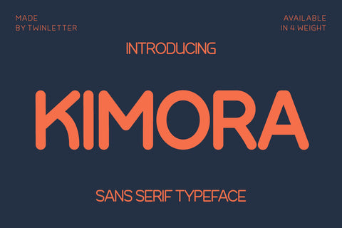 Kimora Font twinletter 