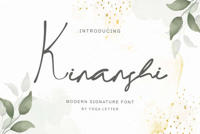 Kinanshi Font Prasetya Letter 