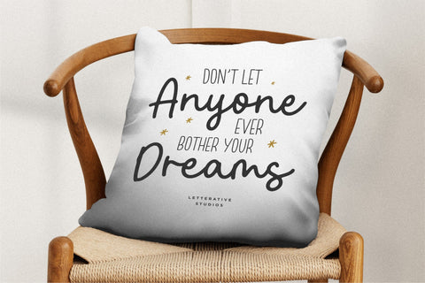 Kind Friend Monoline Script Font Font Letterative 