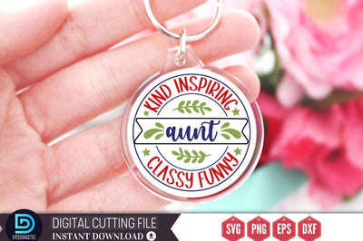 Kind inspiring classy funny aunt SVG SVG DESIGNISTIC 