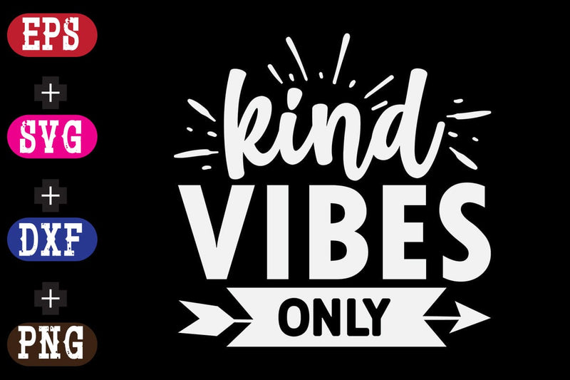 Kind vibes only SVG Nurstore 