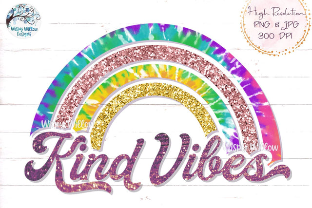Kind Vibes PNG Sublimation Sublimation Wispy Willow Designs 