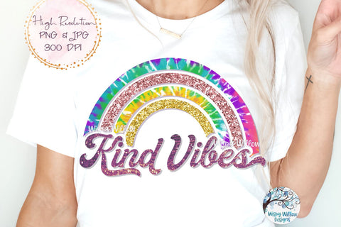 Kind Vibes PNG Sublimation Sublimation Wispy Willow Designs 