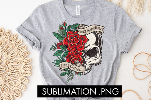 Kinda Emotional Kinda Emotionless Halloween Sublimation PNG SVG Freeling Design House 