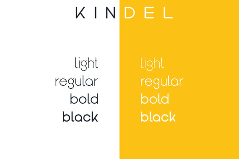 Kindel - Completed Collection Font VPcreativeshop 