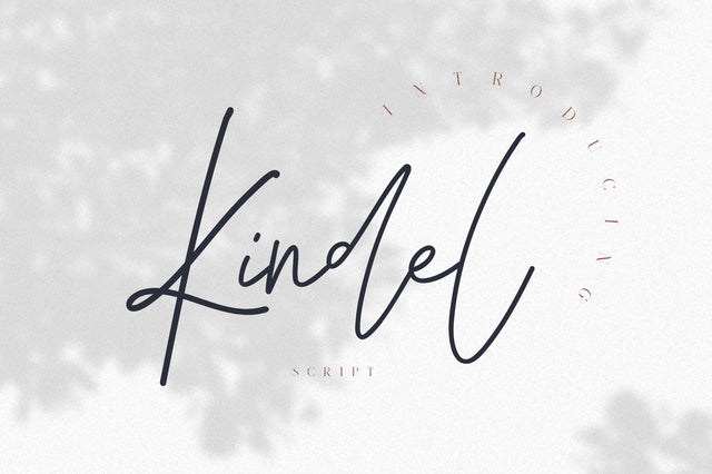Kindel Script Font VPcreativeshop 