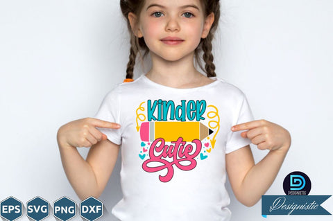 Kinder cutie, Back to School SVG SVG DESIGNISTIC 