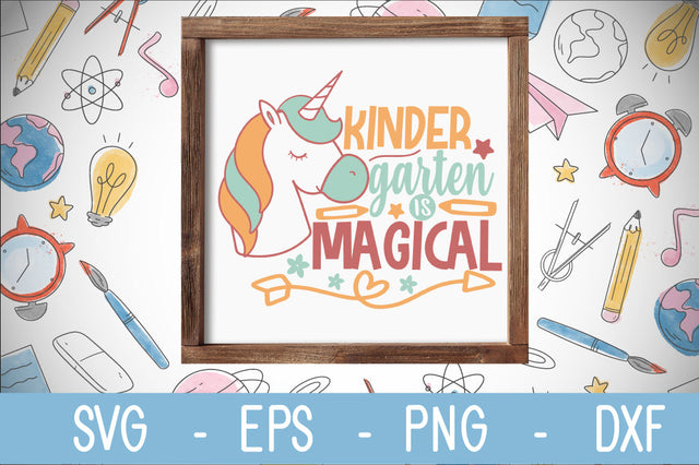 kinder garden is magical SVG cut file SVG Svgcraft 