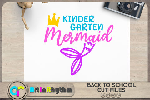 Kinder Garten mermaid SVG / Back to school SVG SVG Artinrhythm shop 