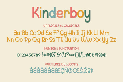 Kinderboy | Quirky Font Font studioalmeera 