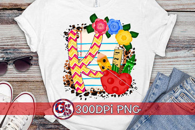 Kindergarten Back To School PNG for Sublimation Sublimation Greedy Stitches 