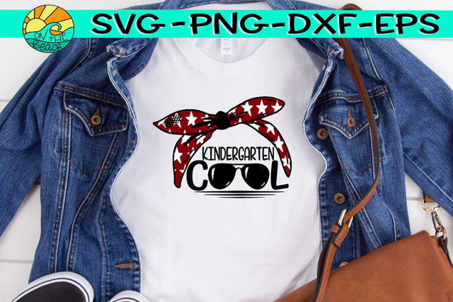 Kindergarten - Bandana - Glasses - SVG PNG EPS DXF SVG On the Beach Boutique 