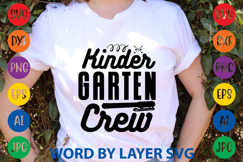 Kindergarten Crew, Back To School SVG SVG Rafiqul20606 