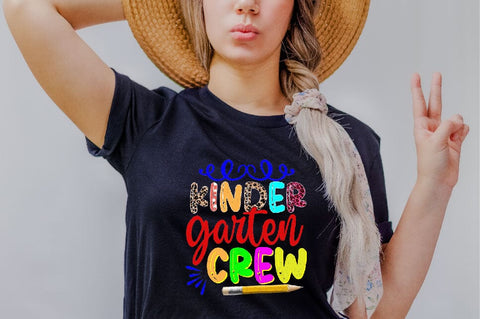 Kindergarten Crew Sublimation SVGArt 