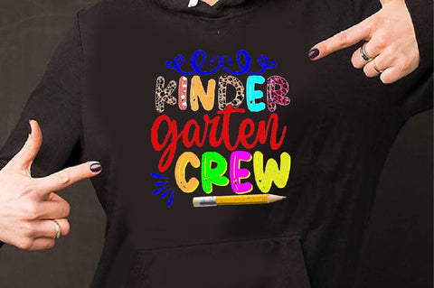 Kindergarten Crew Sublimation SVGArt 