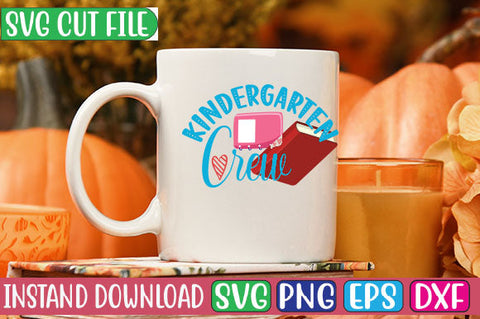 Kindergarten Crew SVG Cut File SVG Studio Innate 